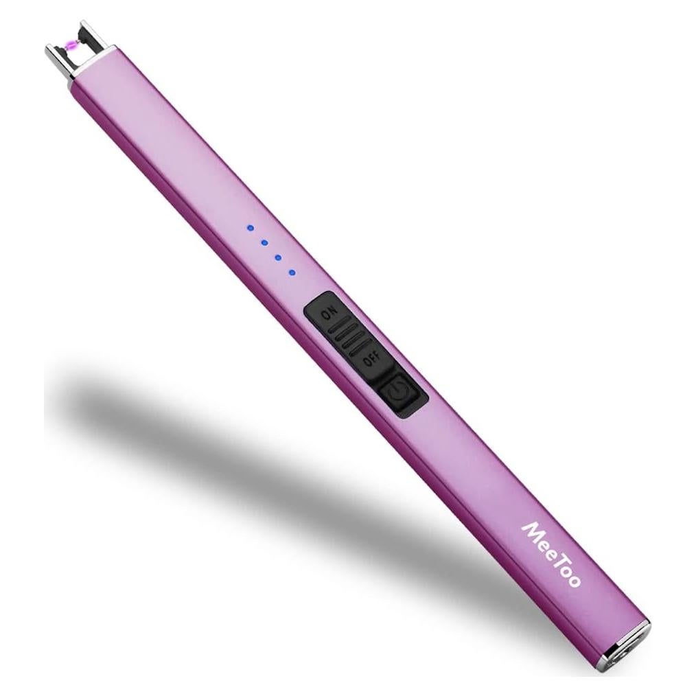Encendedor Eléctrico Recargable MEETOO Tipo-C Púrpura