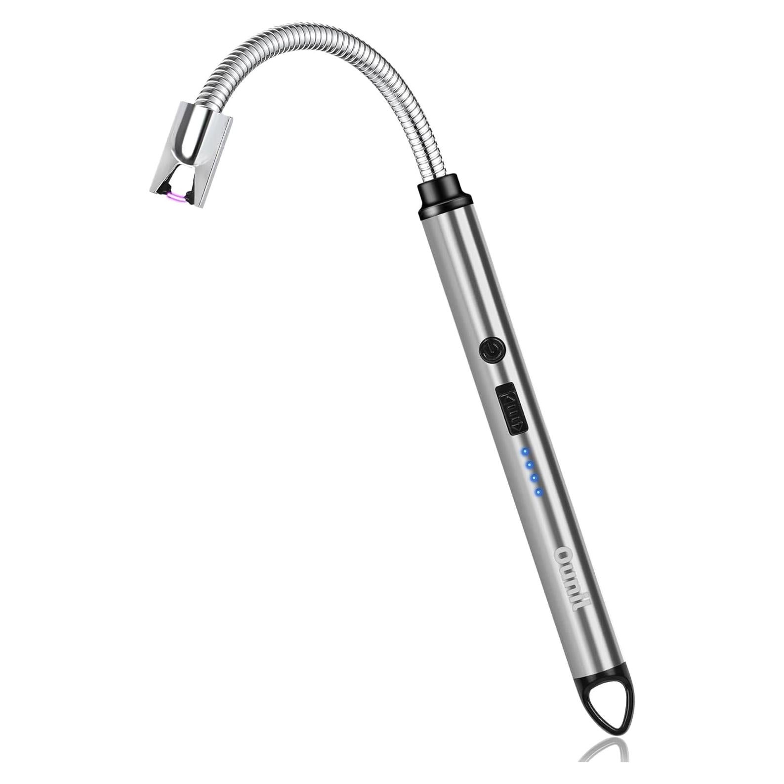 Encendedor Eléctrico Ounil Recargable USB Tipo-C Plata