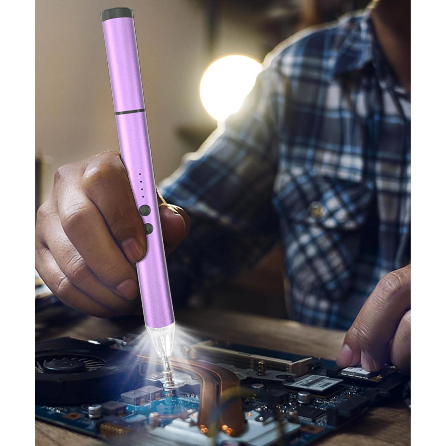 Encendedor Eléctrico Recargable MEIRUBY para Velas Púrpura