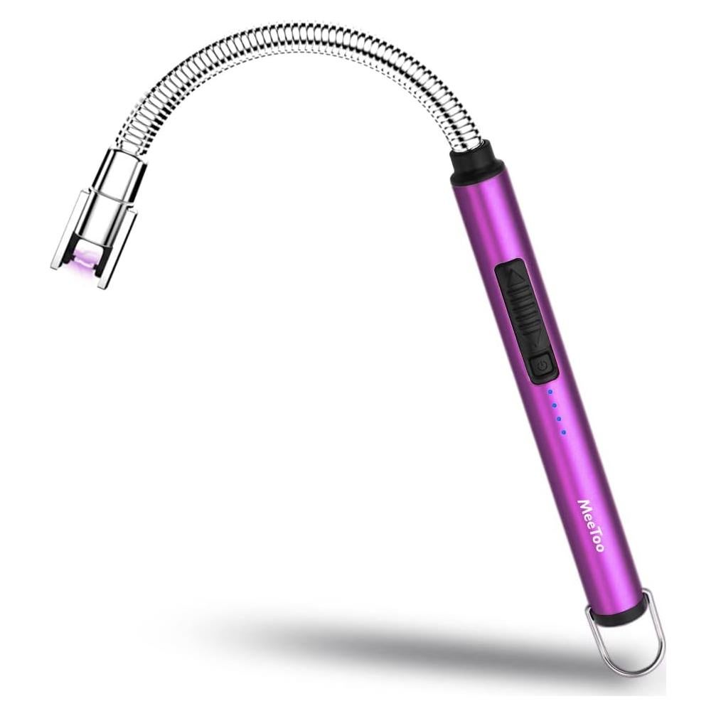 Encendedor Eléctrico Recargable MEETOO Vela Púrpura