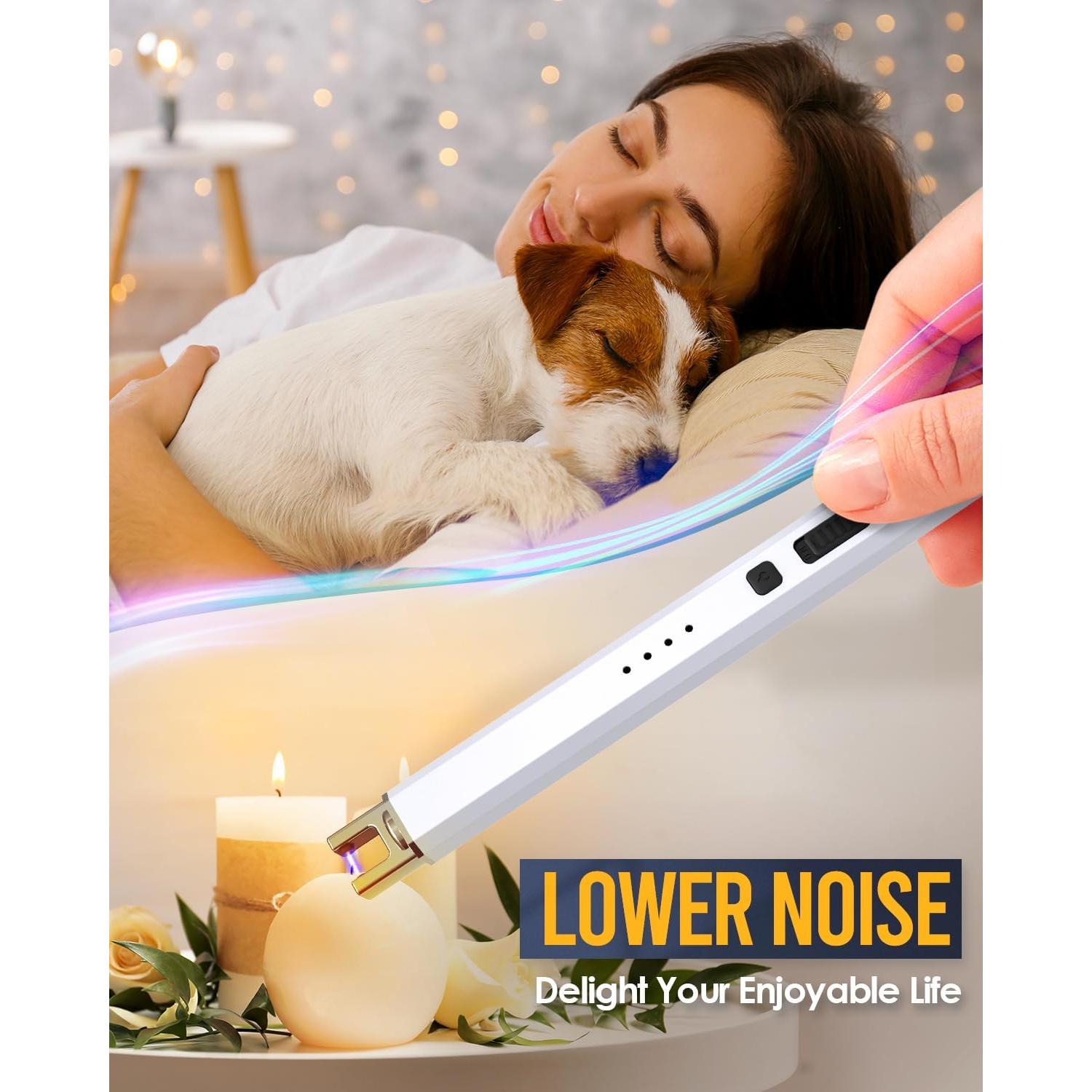 Encendedor Eléctrico CAREVER USB Plasma Arc Blanco