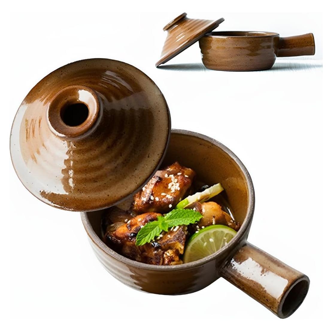 Cocinador de Huevos de Cerámica WDCFXY 340g con Tapa