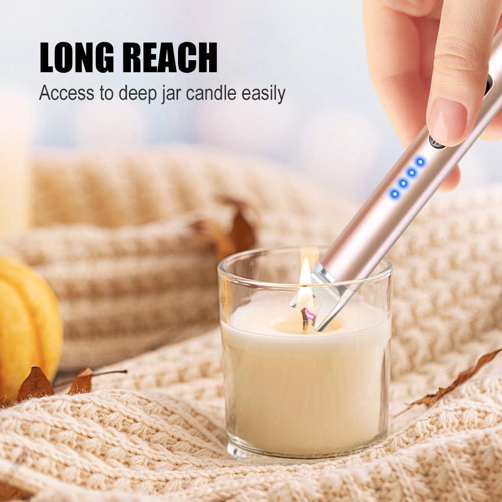 Encendedor Eléctrico Recargable LcFun 2 Pack Negro y Oro