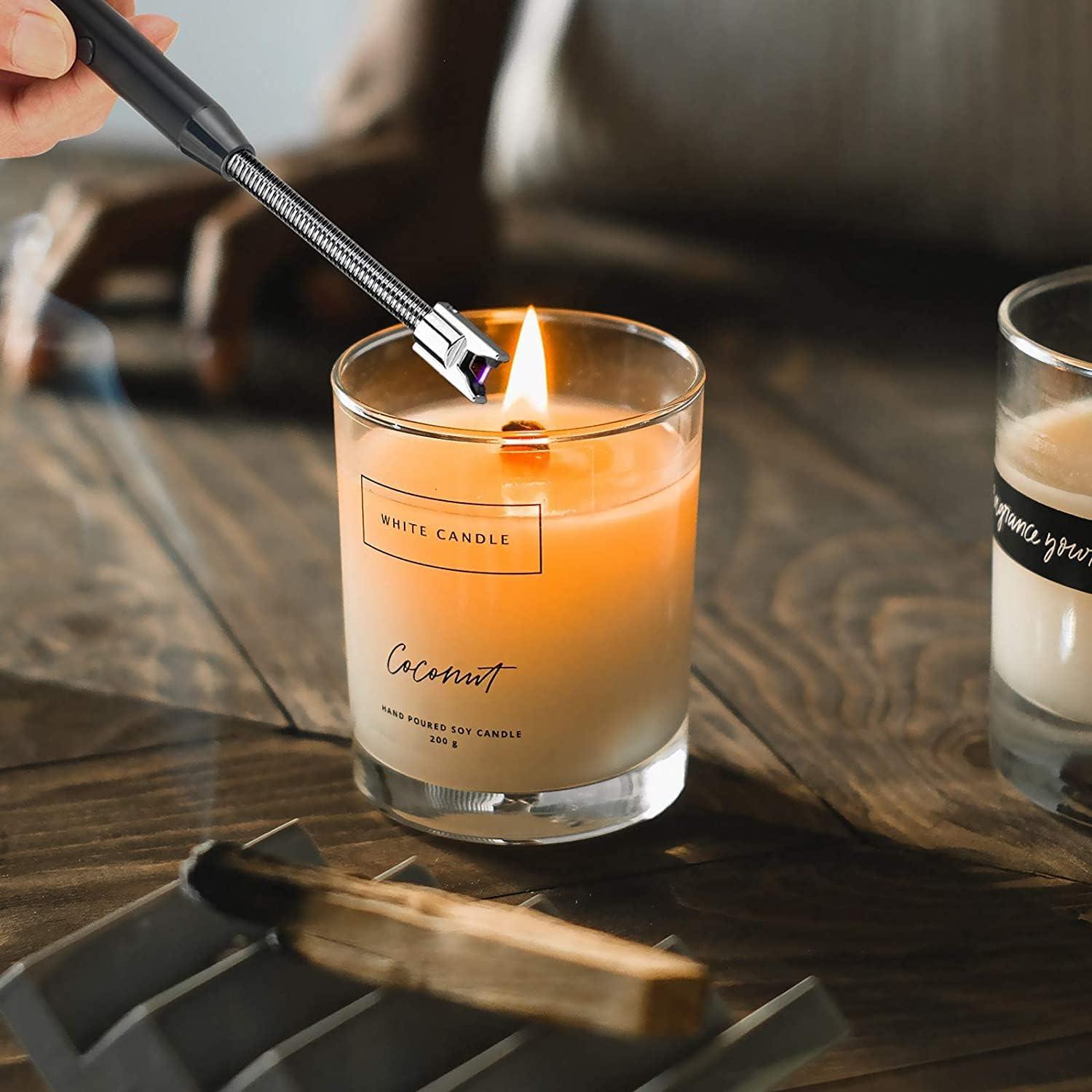 Encendedor Eléctrico Largo ELCELC 360° USB Recargable