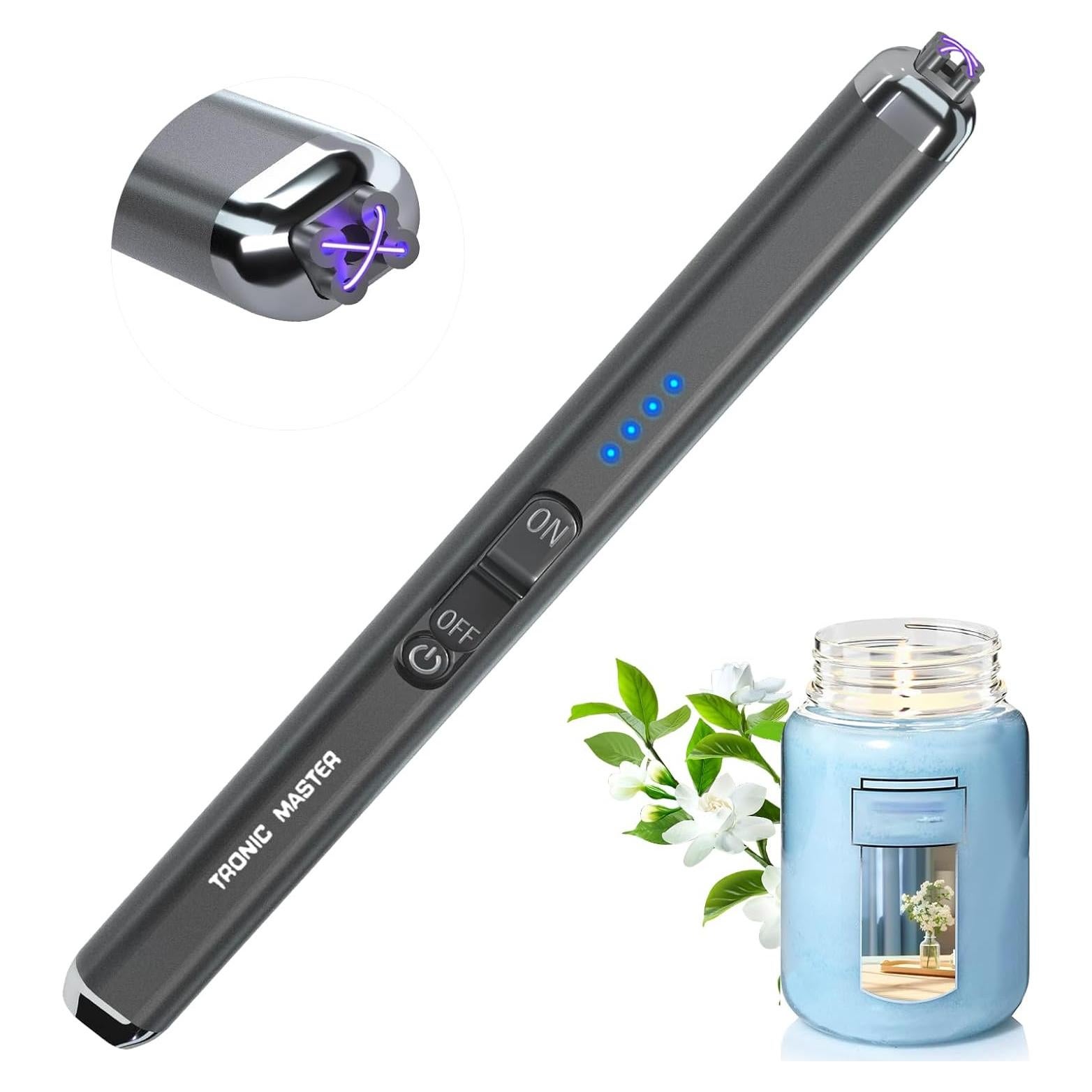 Encendedor Eléctrico Recargable TRONIC MASTER Doble Arco