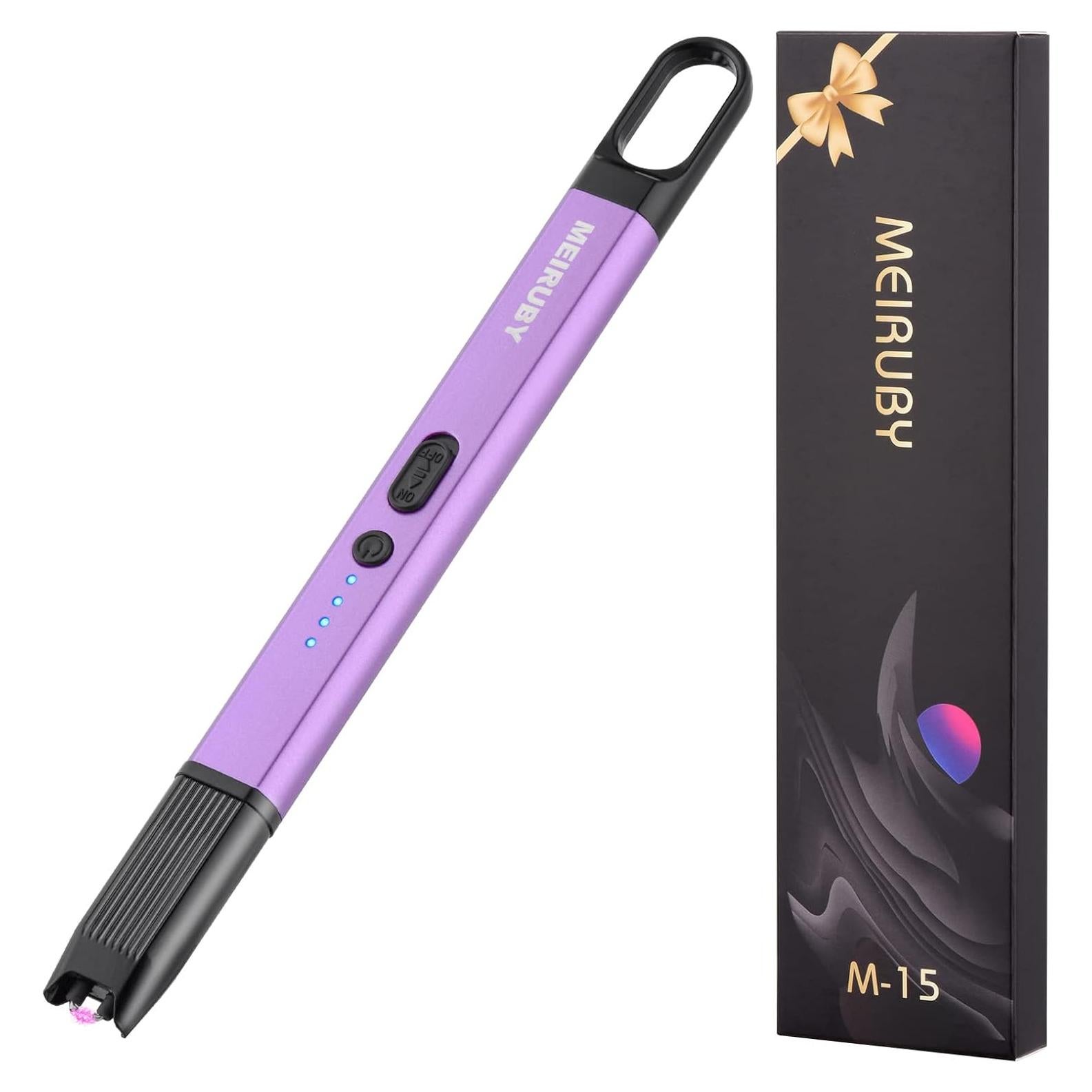 Encendedor eléctrico MEIRUBY M-15 recargable USB púrpura