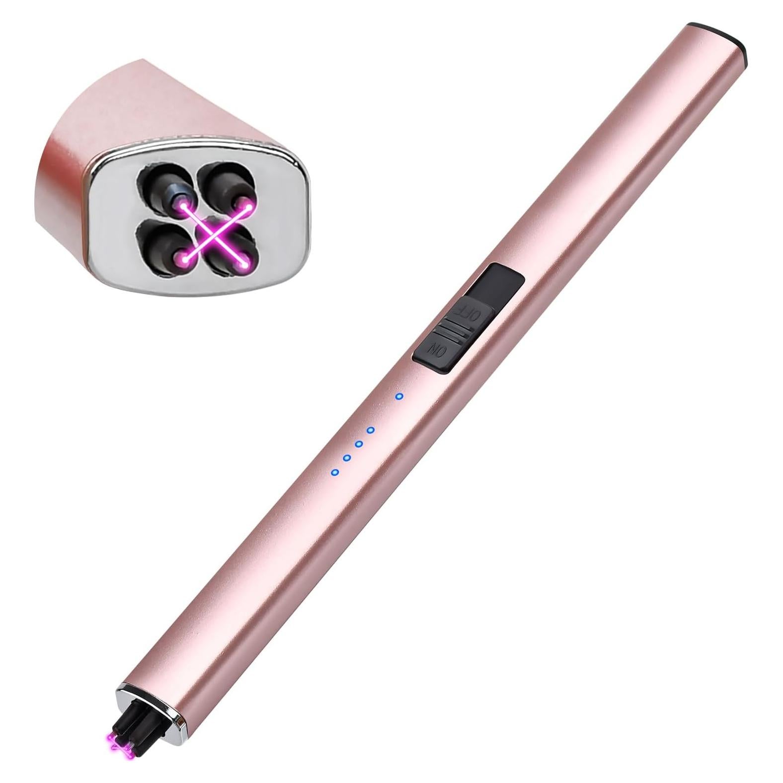 Encendedor Eléctrico Rosa OEAGO para Velas y Camping