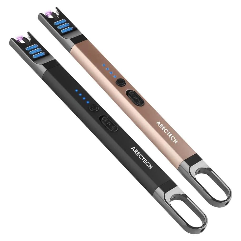 Encendedor Eléctrico Recargable ARECTECH Larga Punta 2 Pzs