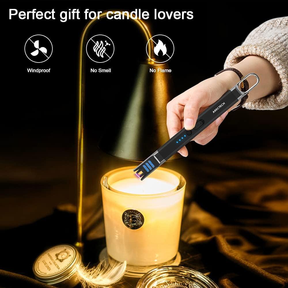 Encendedor Eléctrico Recargable ARECTECH Larga Punta 2 Pzs