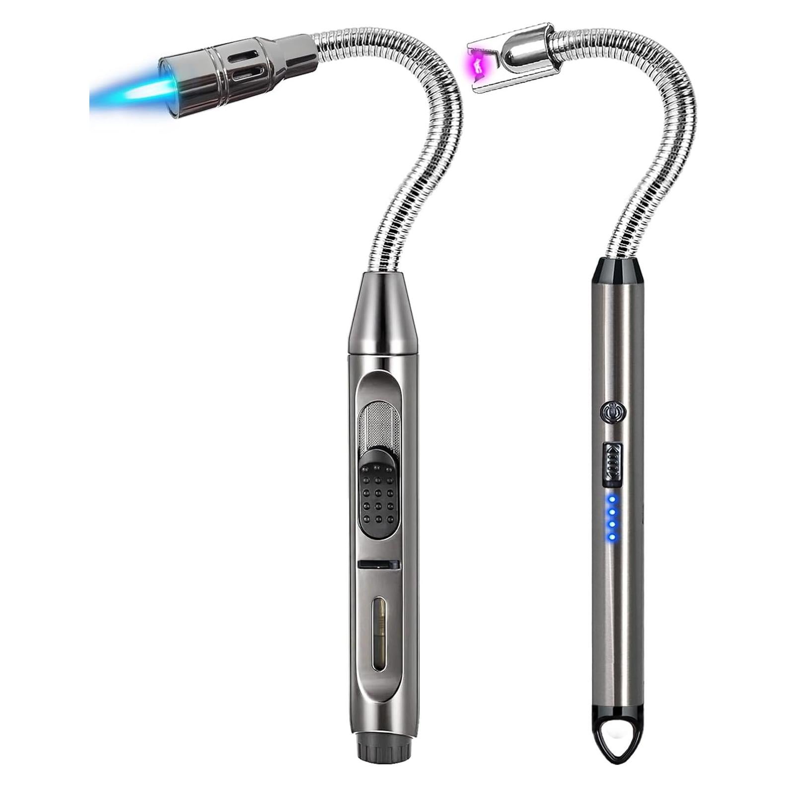 Paquete 2 Encendedores Eléctricos Laffizz Cuello Flexible