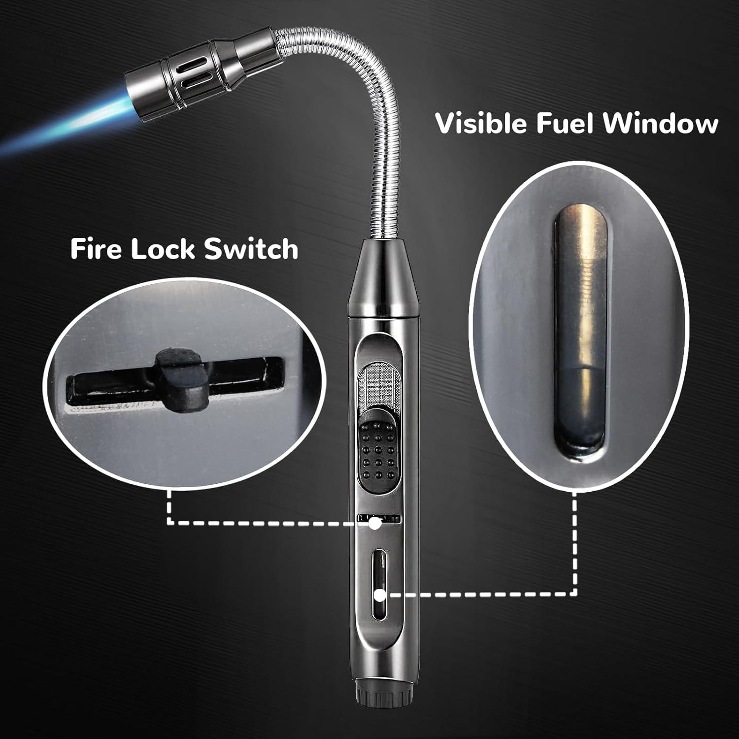 Paquete 2 Encendedores Eléctricos Laffizz Cuello Flexible