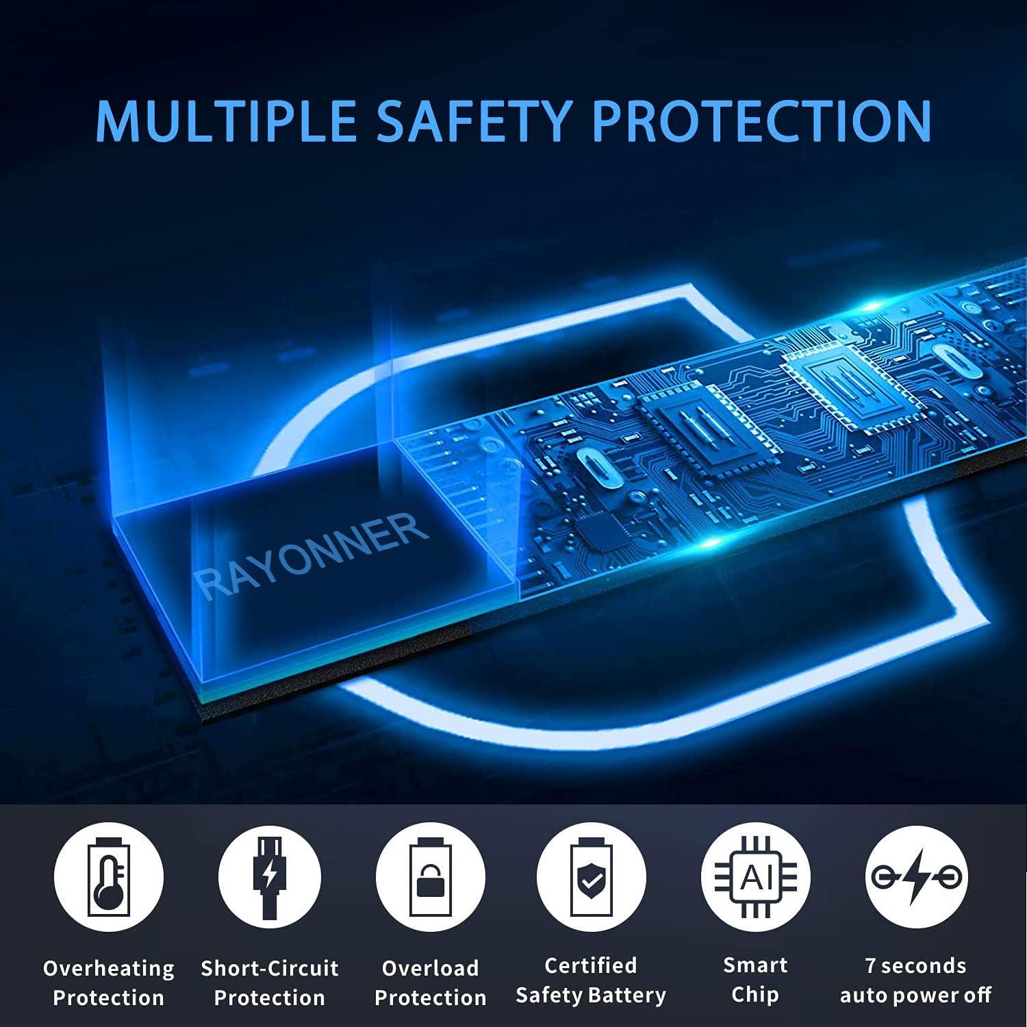 Encendedor Eléctrico RAYONNER USB Recargable Gris