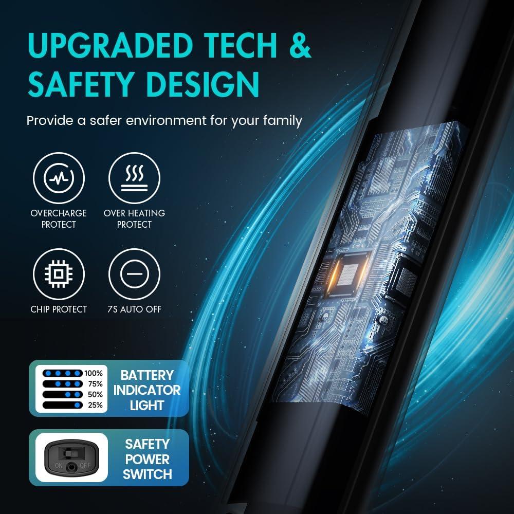 Encendedor Eléctrico Largo TIKETT TK8 Oro Rosa USB Recargable