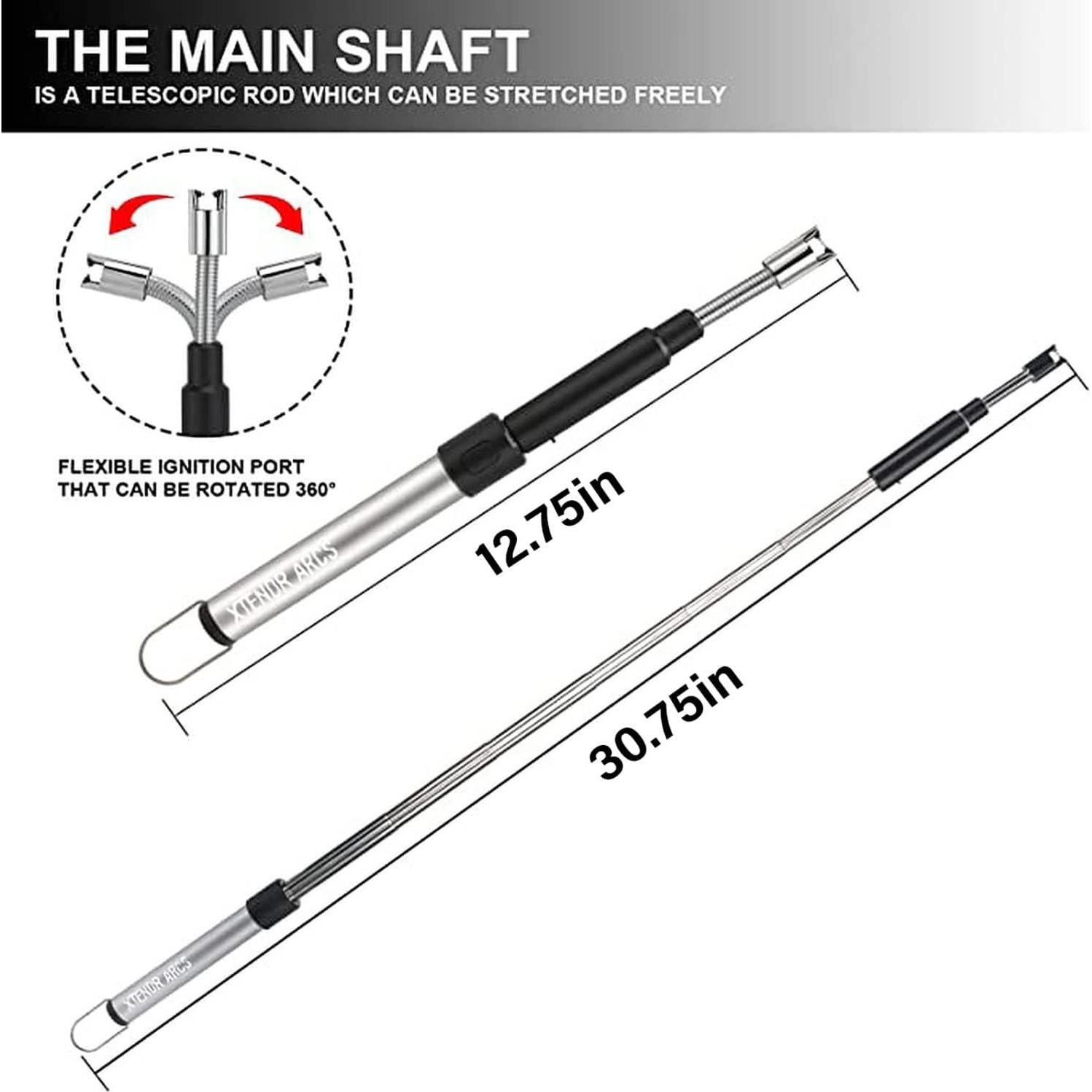 Encendedor Eléctrico Extensible XTENDR ARCS 78 cm Azul