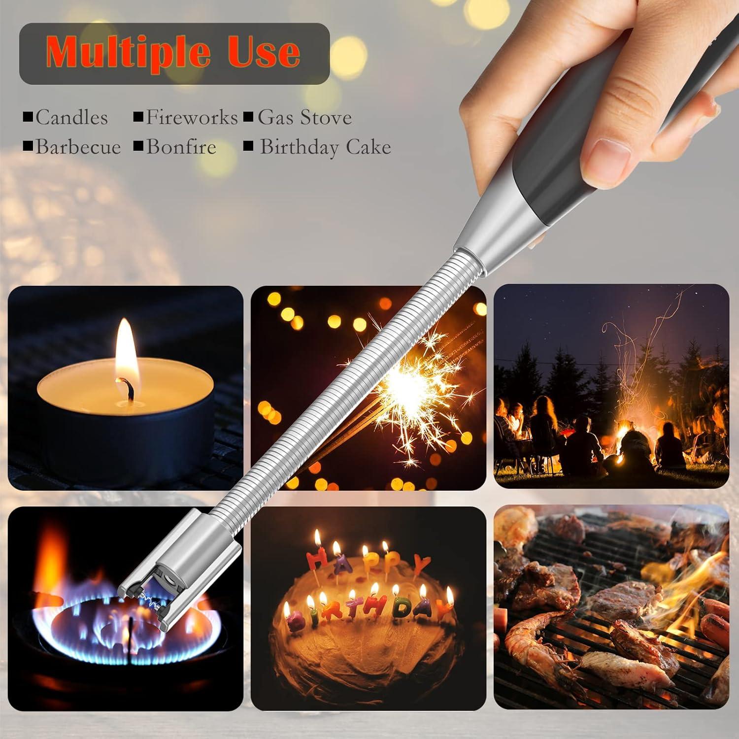 Encendedor eléctrico AT-Mizhi recargable USB 360° negro