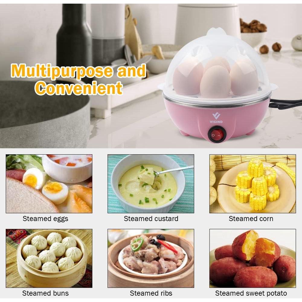 Cocedor de Huevos VIGIND 350W Doble Capa 14 Huevos