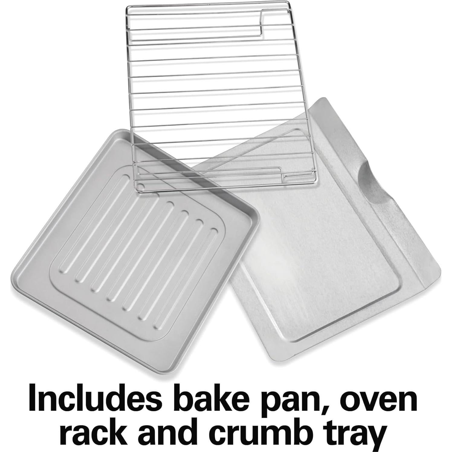 Horno Tostador Hamilton Beach 31143 4 Rebanadas Acero Inoxidable