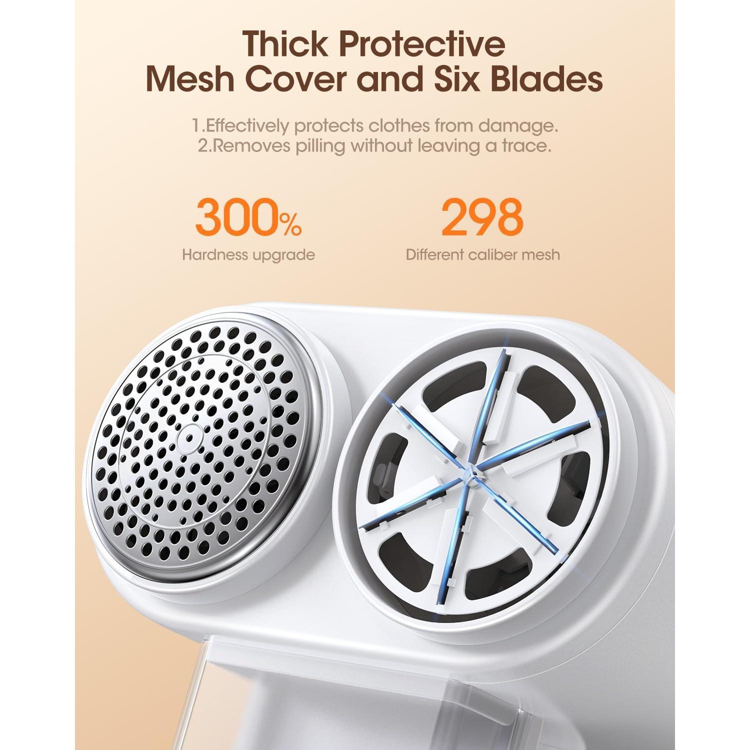 Raspador de tela eléctrico Amazing Flower M3 10.95 cm LED