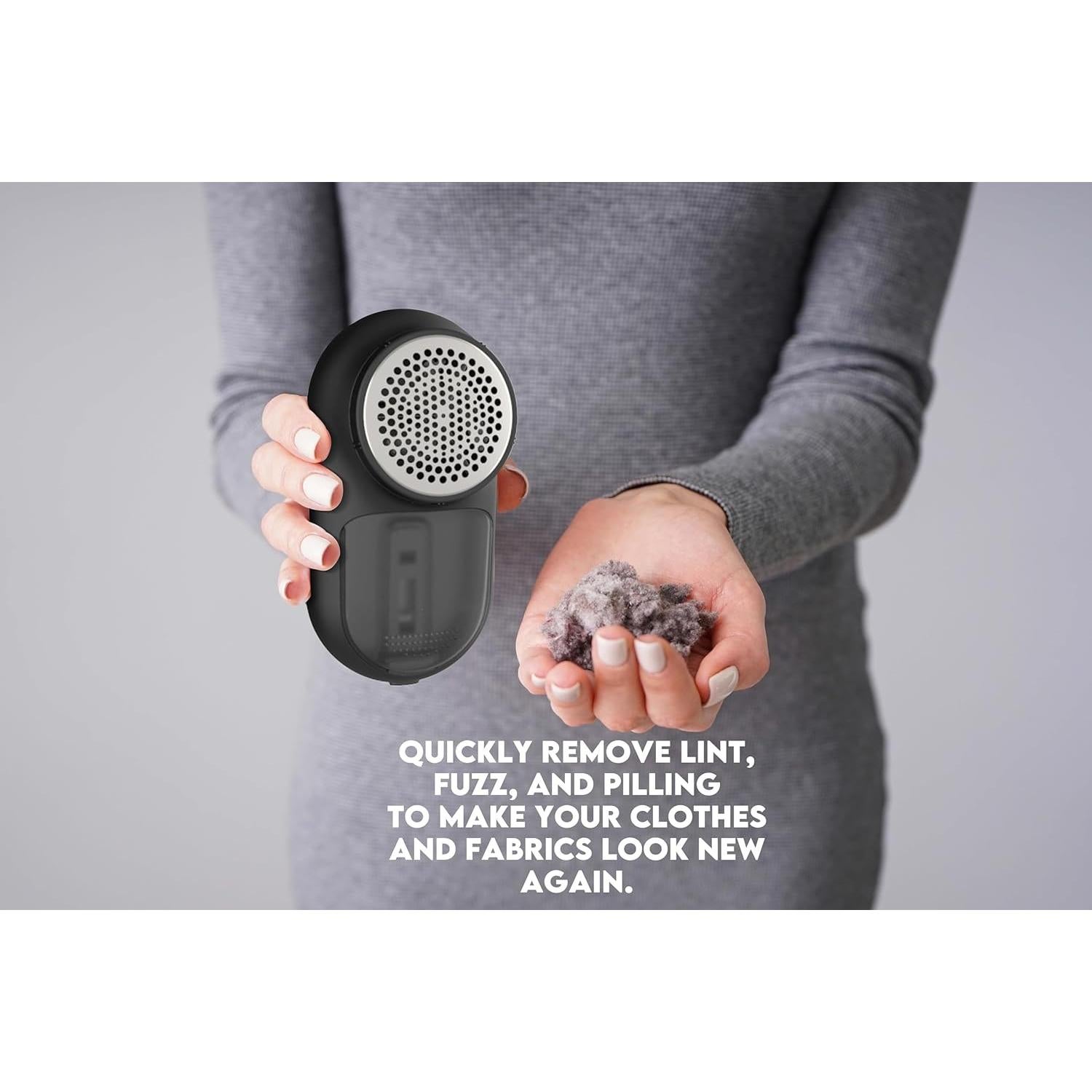 Afeitadora de tela recargable Lemontec V03 - Elimina pelusa