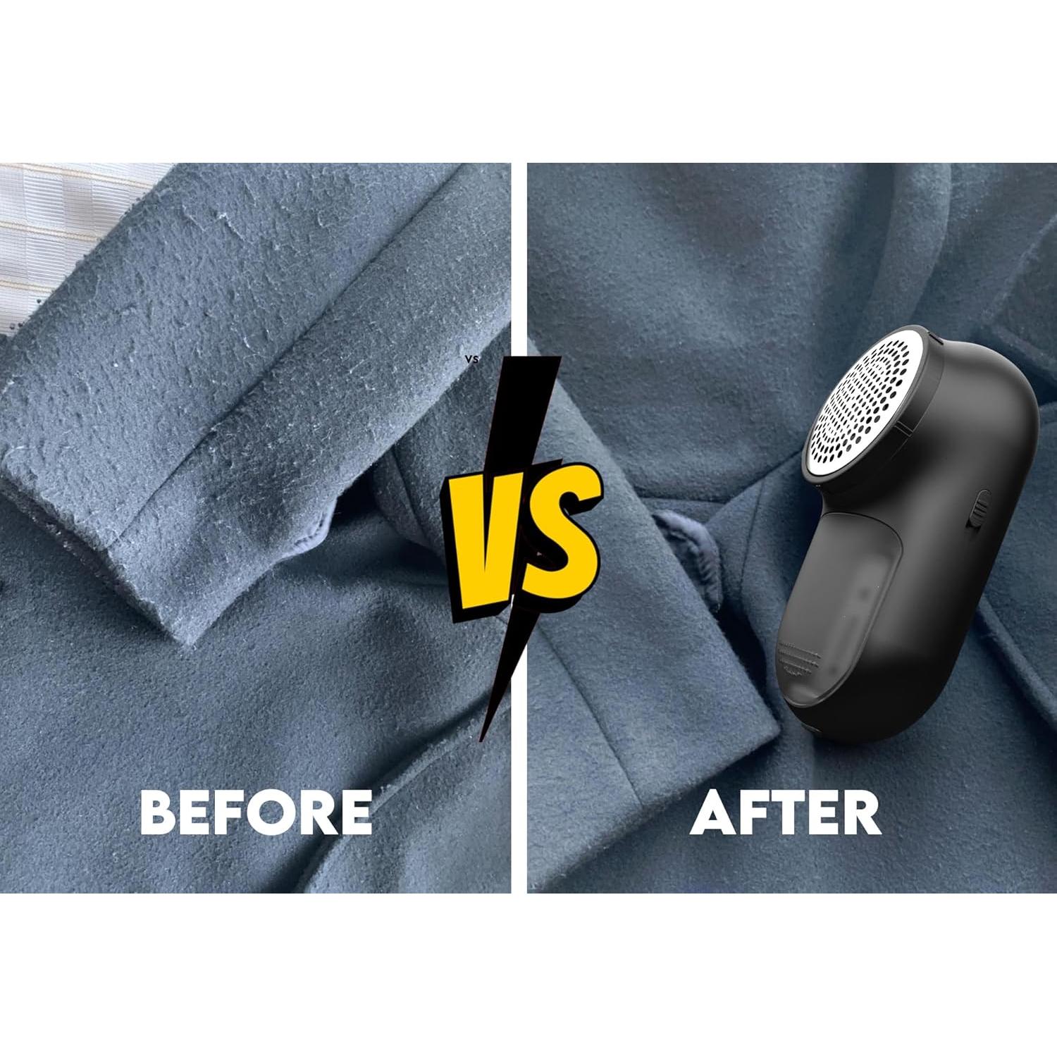 Afeitadora de tela recargable Lemontec V03 - Elimina pelusa