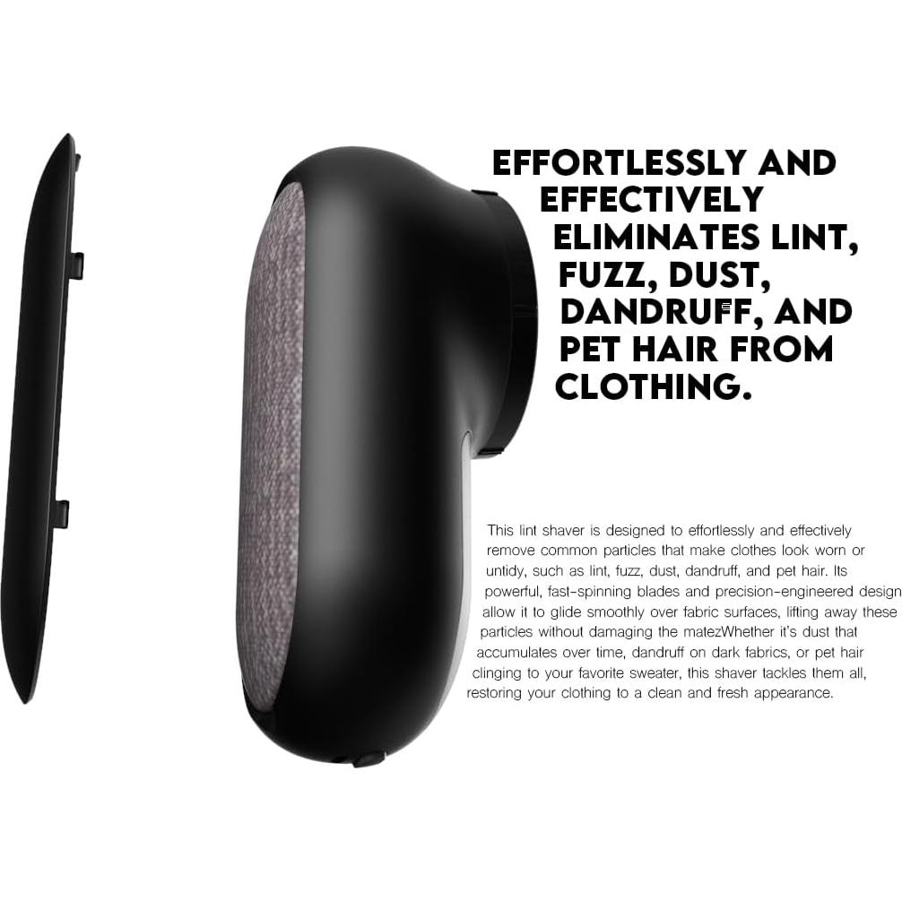 Afeitadora de tela recargable Lemontec V03 - Elimina pelusa