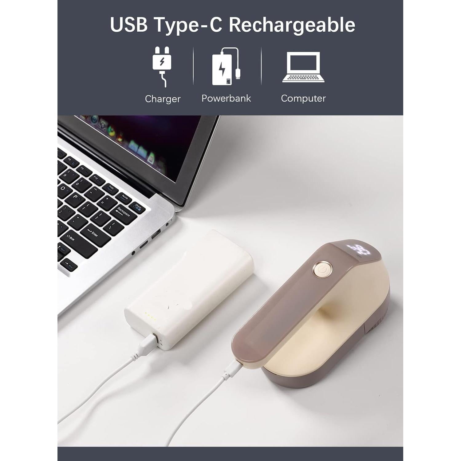 Afeitadora de tela eléctrica Homeleader recargable 0.35 kg