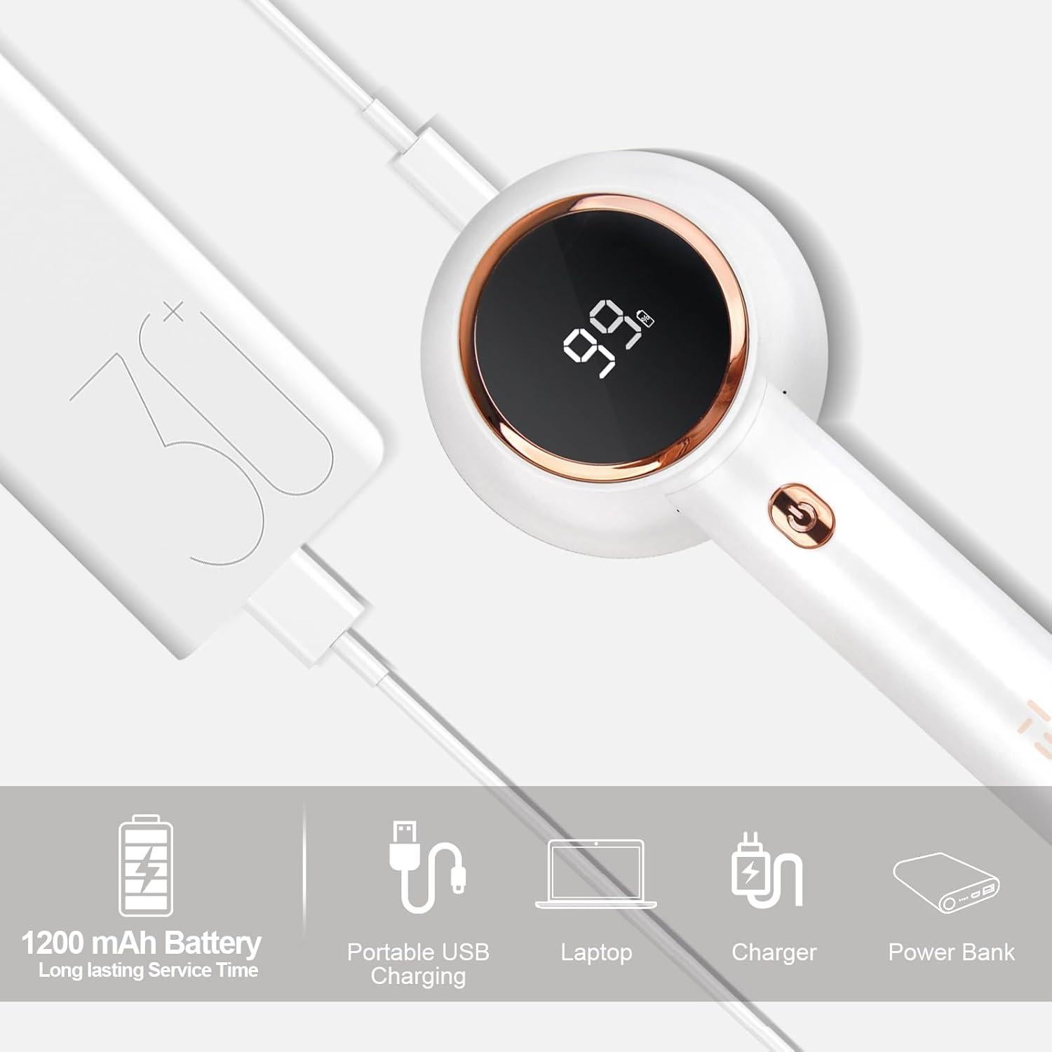 Quitapelusas eléctrico TEKI 6 cuchillas recargable USB