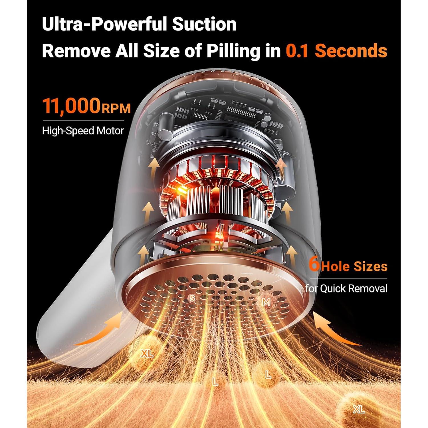 Quitapelusas Eléctrico TORRAS Neaty 3 Velocidades Blanco