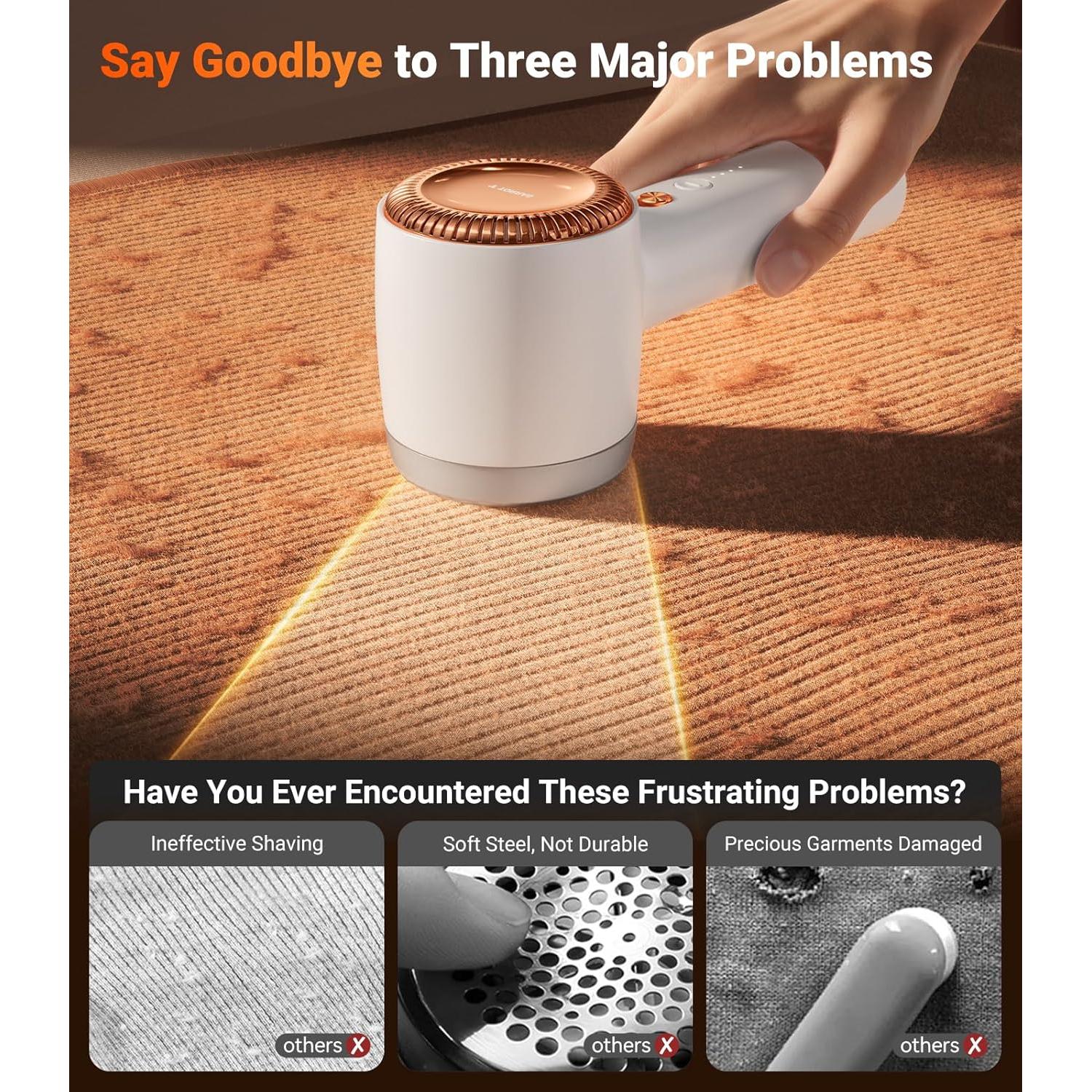 Quitapelusas Eléctrico TORRAS Neaty 3 Velocidades Blanco