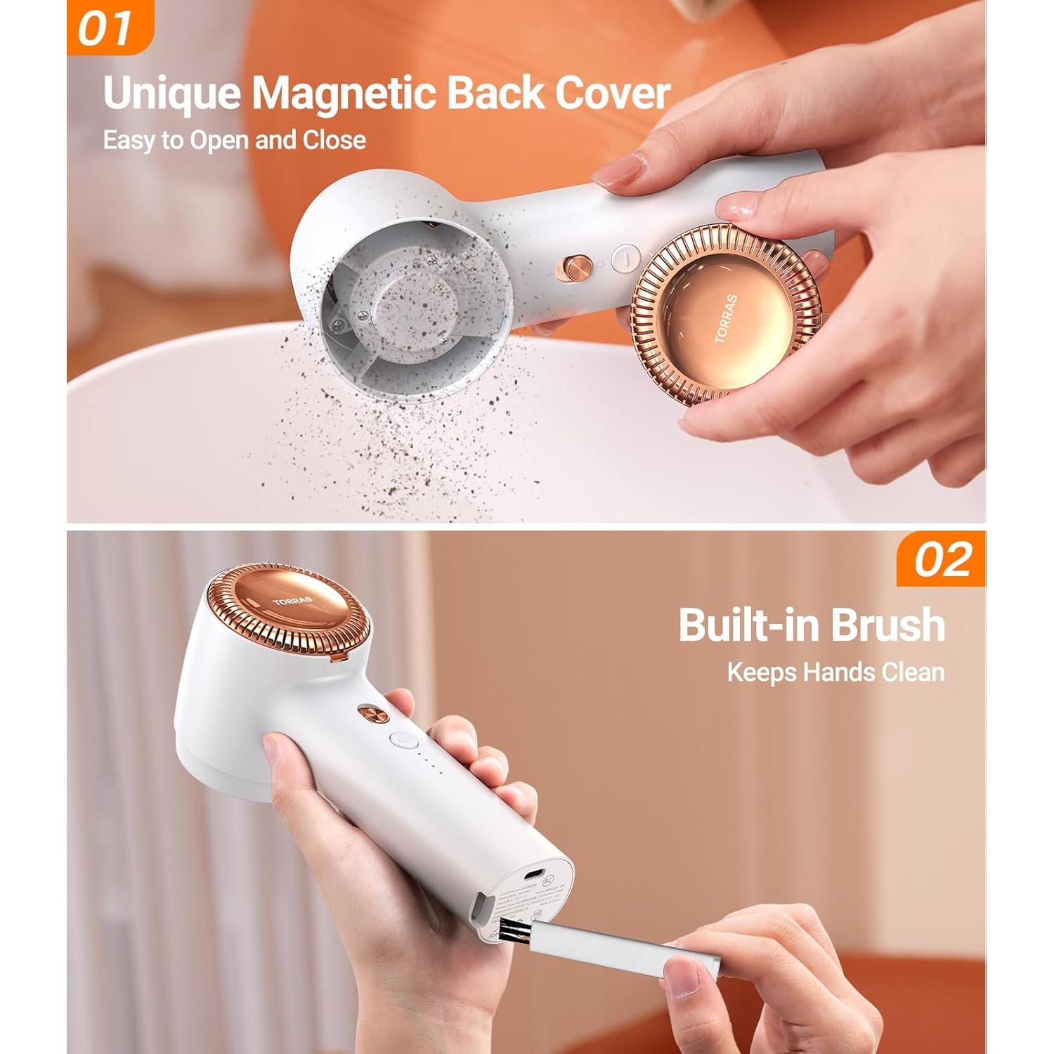 Quitapelusas Eléctrico TORRAS Neaty 3 Velocidades Blanco