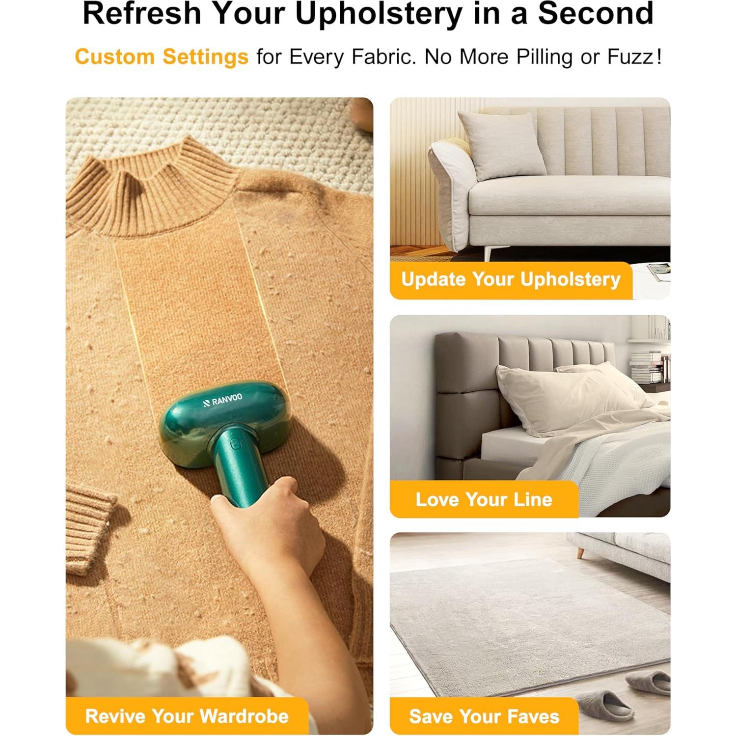 Afeitadora de Tela RANVOO L17302 Eléctrica Recargable Verde