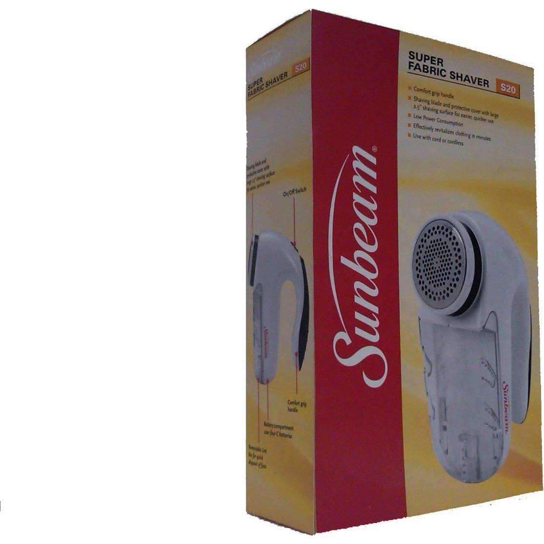 Afeitadora de Pelusas Sunbeam S20 5W 6.35cm Inoxidable