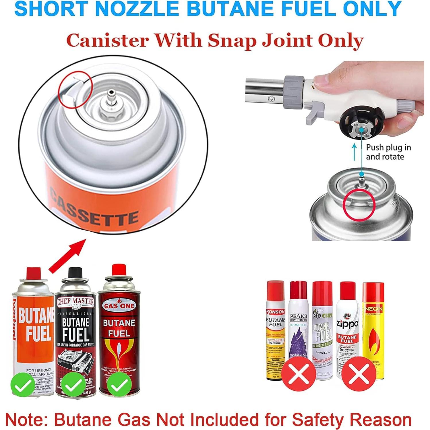 Soplete de Butano FunOwlet Profesional Ajustable 2500°F