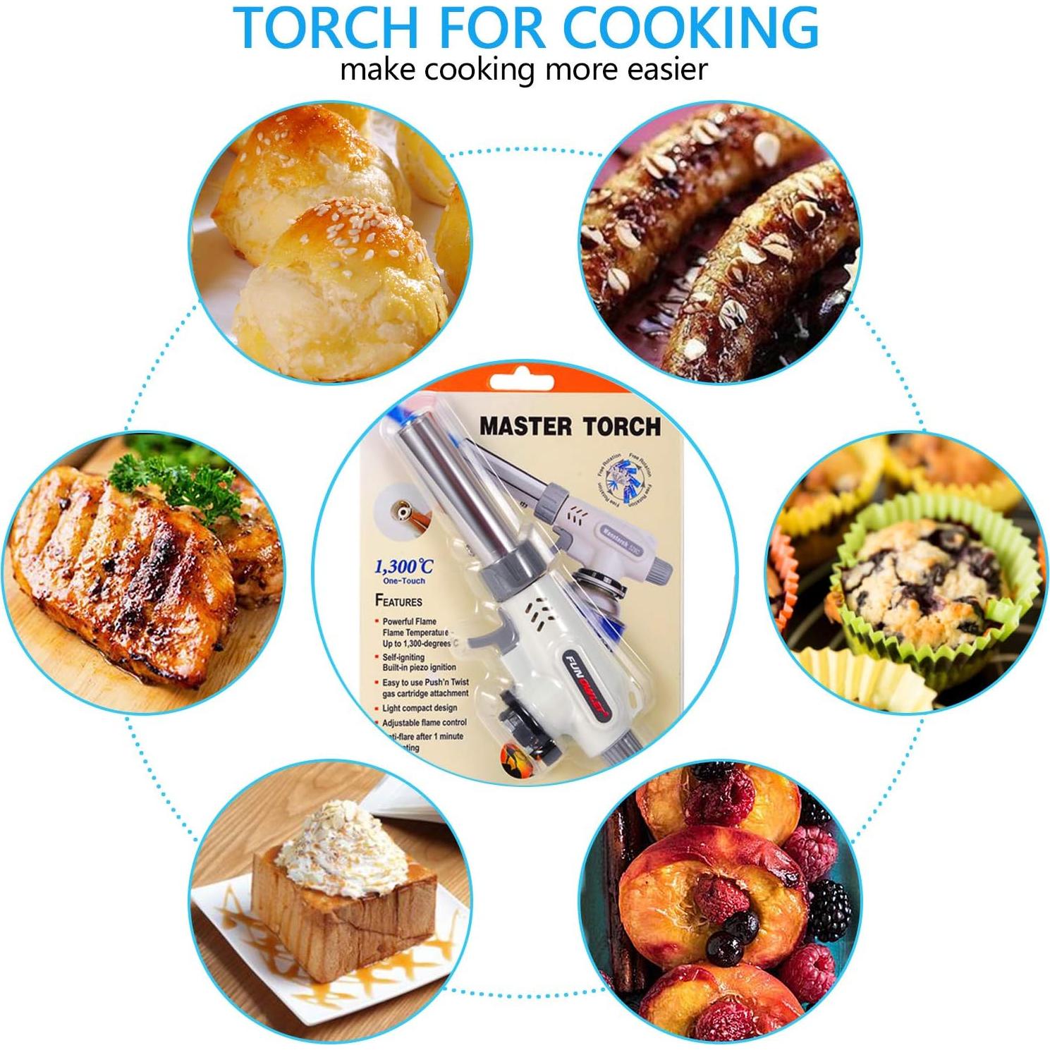 Soplete de Butano FunOwlet Profesional Ajustable 2500°F