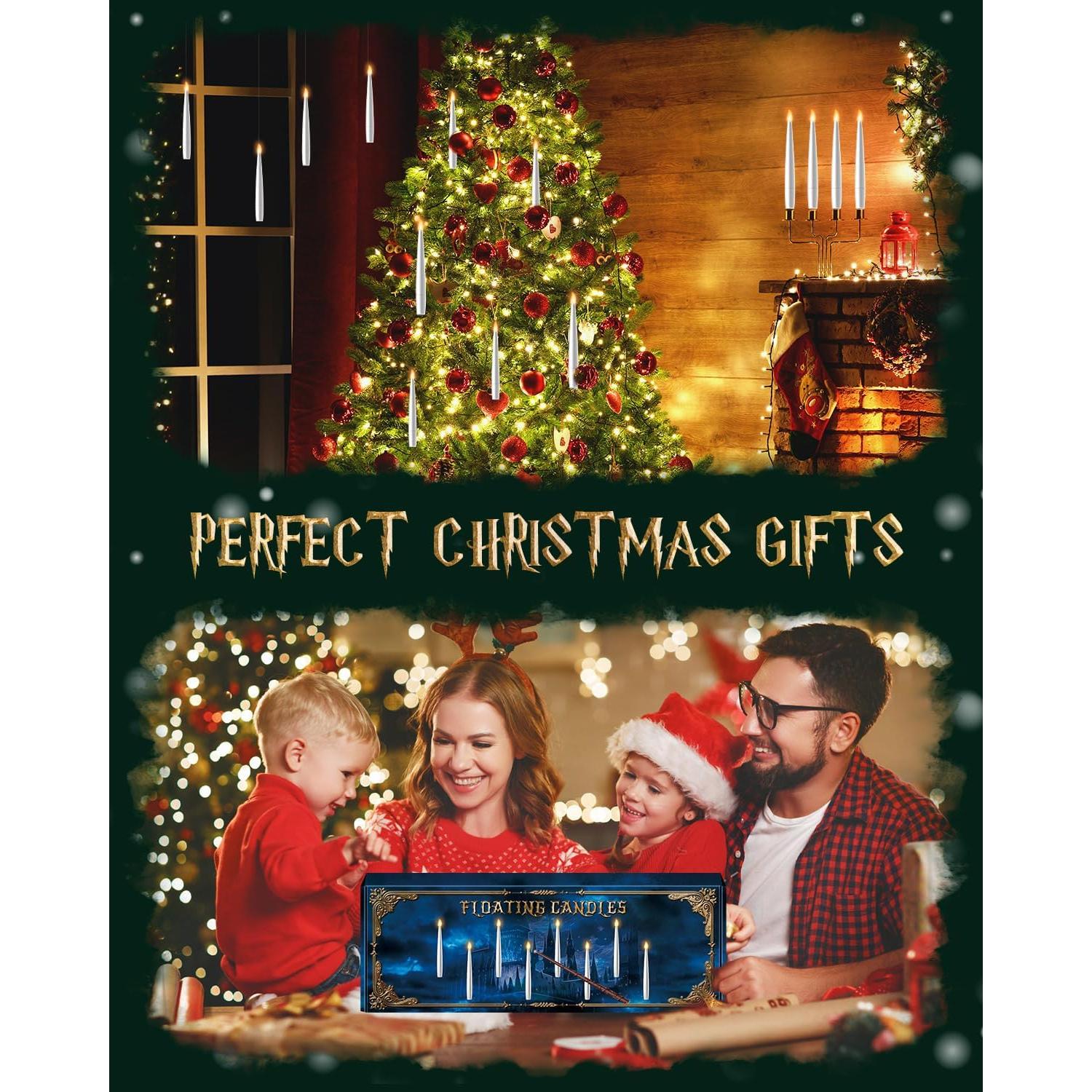 Velas Flotantes LED TLPUHU 10PCs con Control Remoto