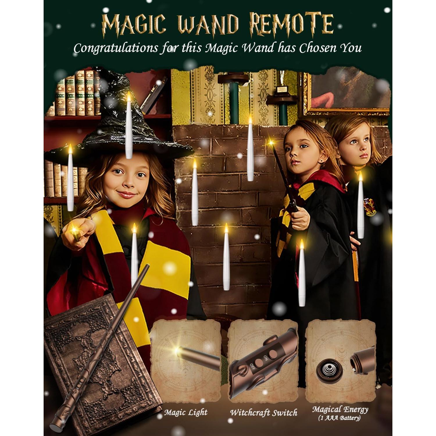 Velas Flotantes LED TLPUHU 10PCs con Control Remoto