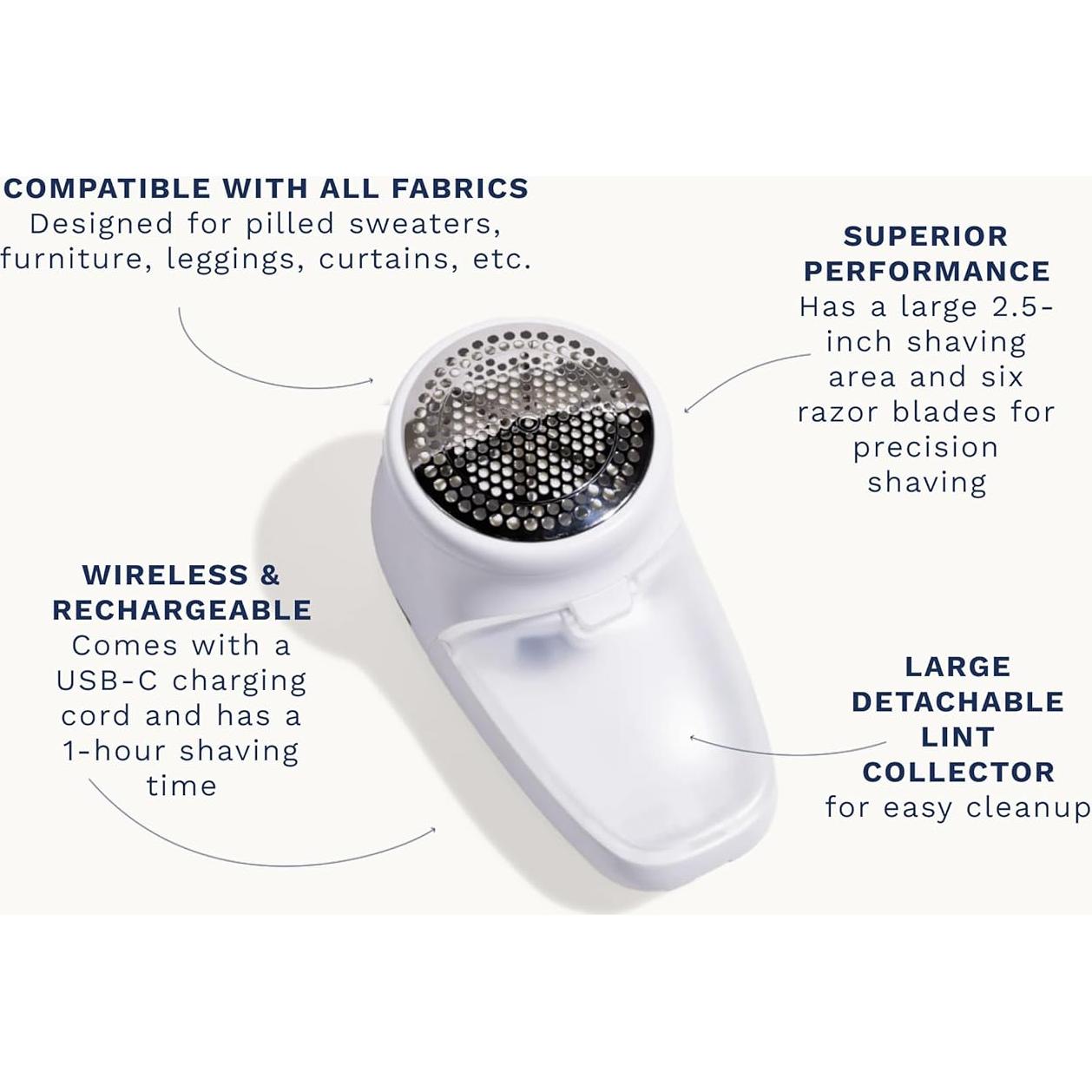 Afeitadora de Tela NORI Recargable Inalámbrica 6 Cuchillas