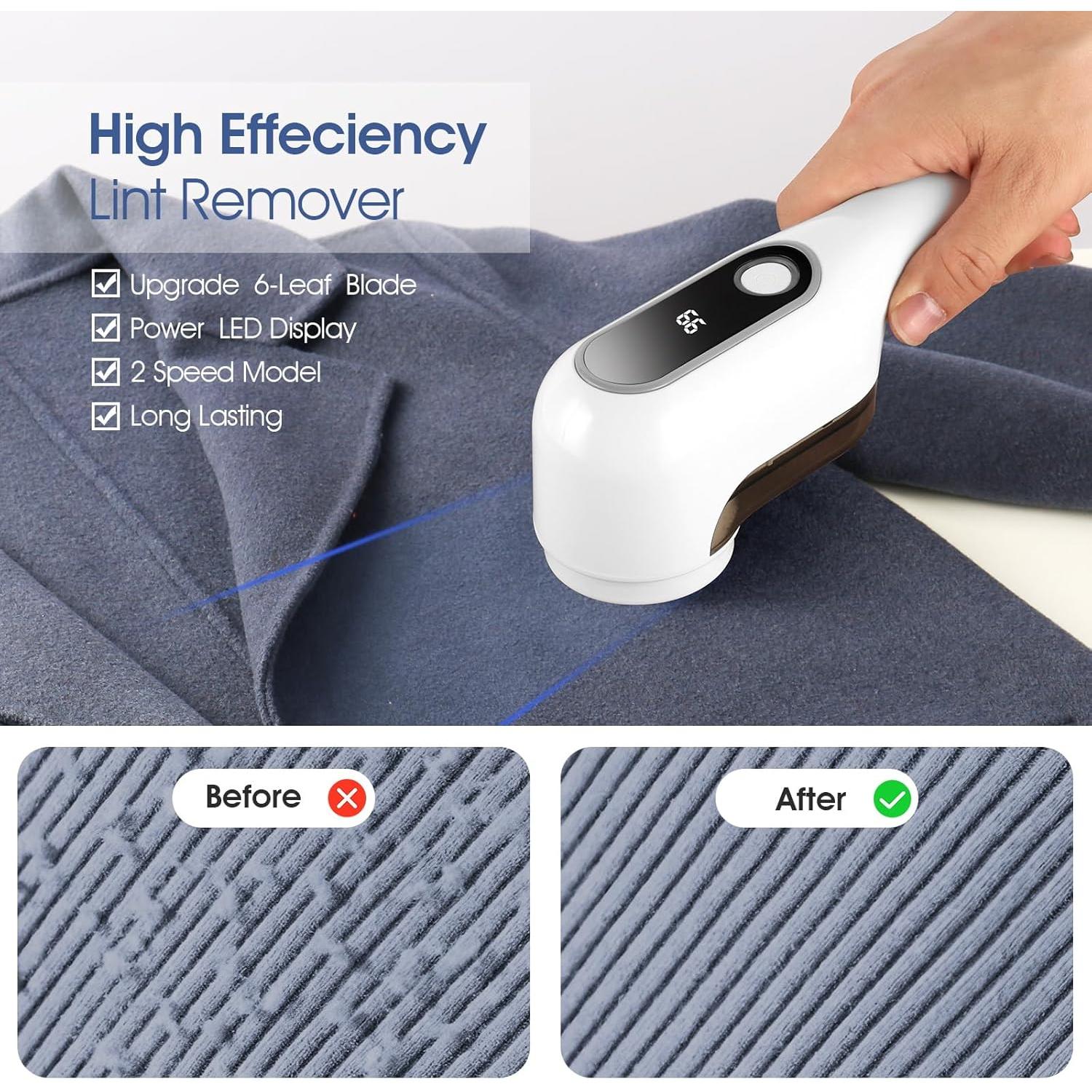 Afeitadora de tela eléctrica recargable LED 2 velocidades