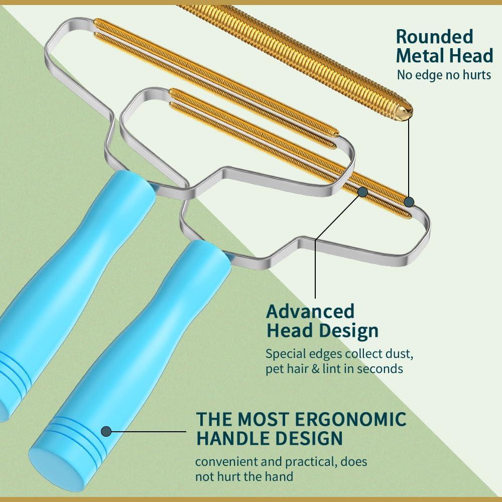 Eliminador de Pelo de Mascota BSIWWO Manual Azul 40g