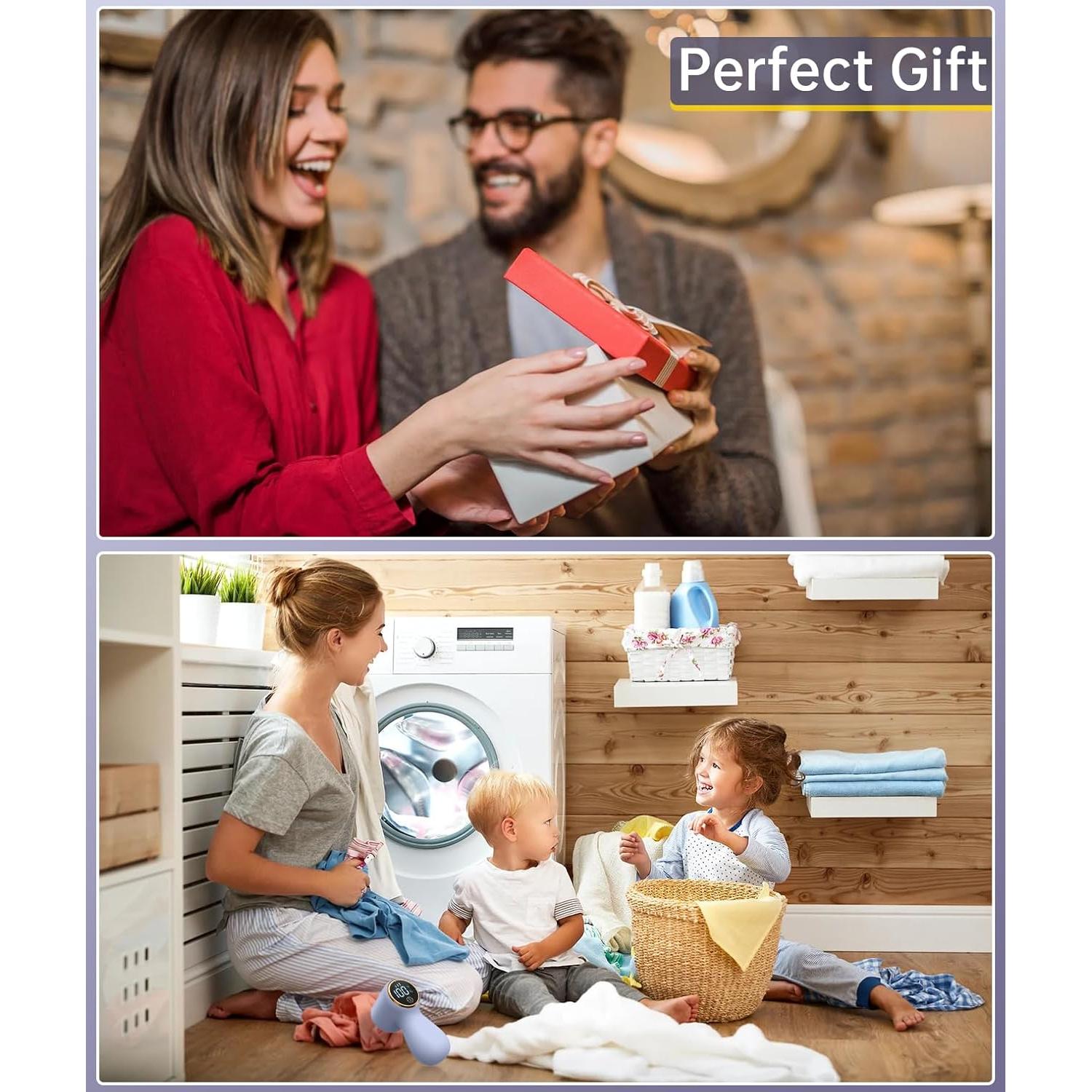 Quitapelusas recargable Infixtree 3 velocidades LED púrpura