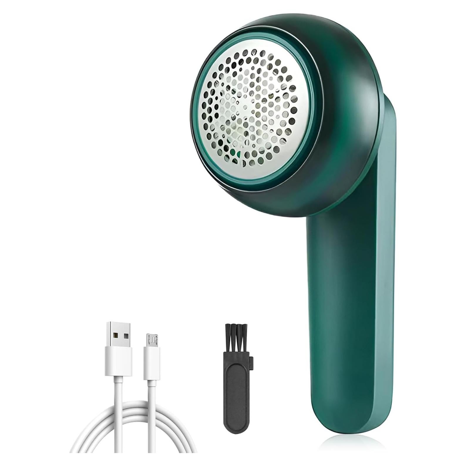 Removedor de Pelusas Eléctrico NIUAWASA Verde USB Recargable