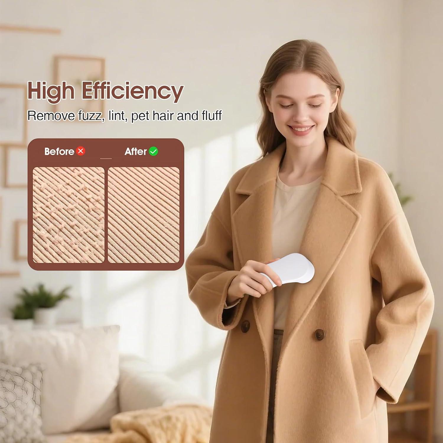 Afeitadora de tela eléctrica recargable 198g para ropa