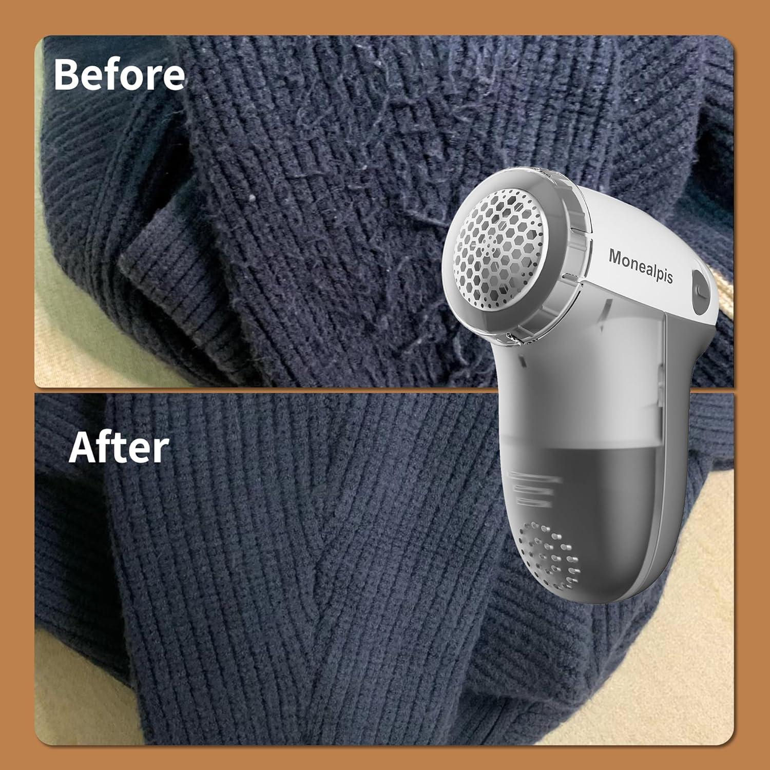 Removedor de Pelusa Eléctrico Monealpis 3 Cuchillas 124g