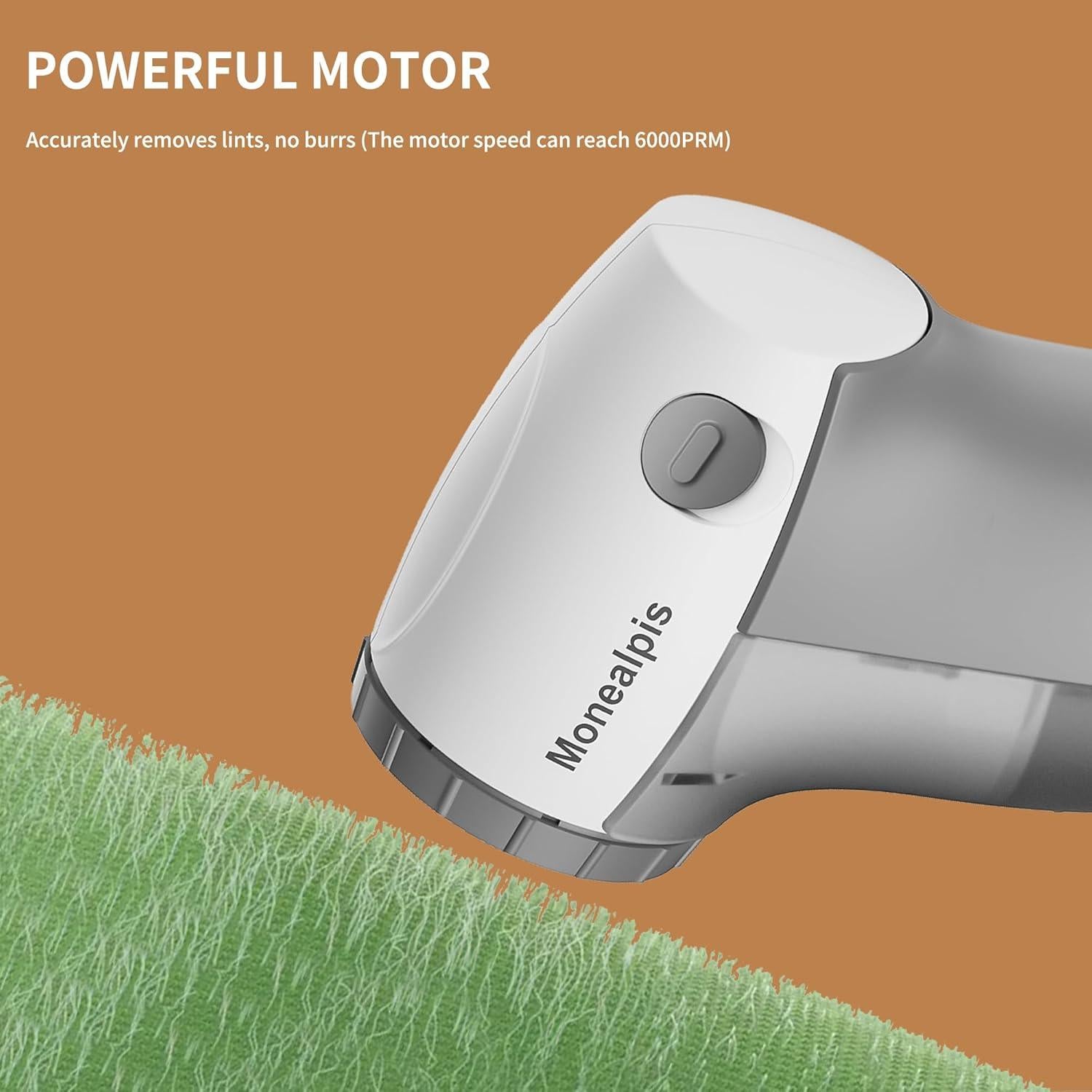 Removedor de Pelusa Eléctrico Monealpis 3 Cuchillas 124g