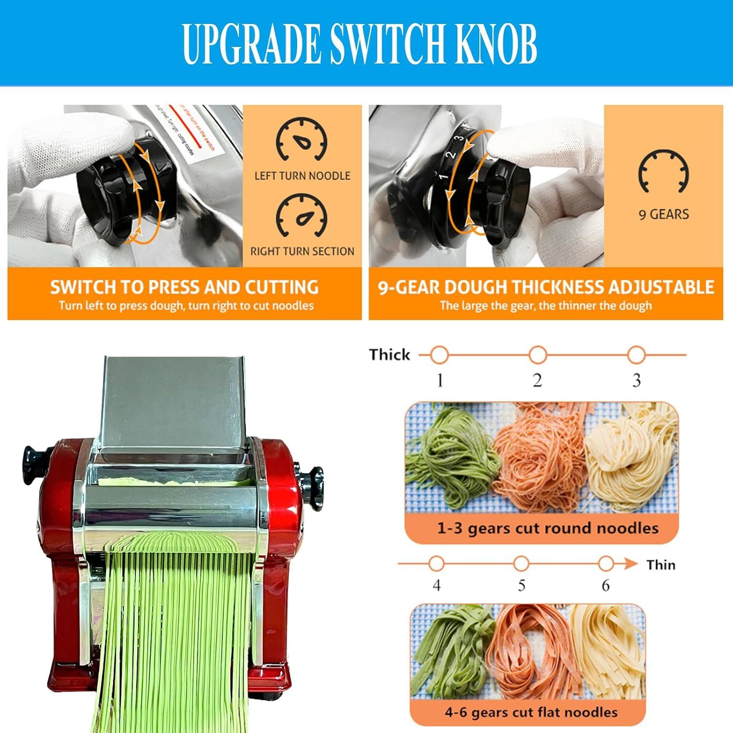 Máquina Eléctrica para Pasta XINGYUEXUAN 2.5mm Acero Inoxidable