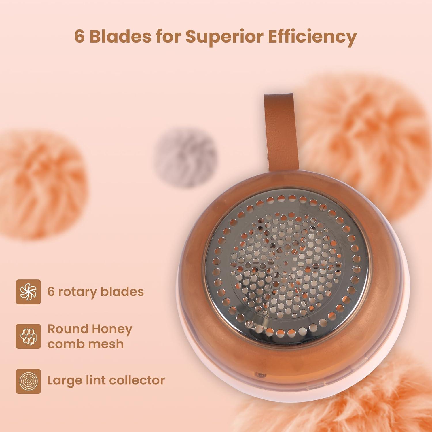 Afeitadora de tela Tossca recargable 500mAh 6 cuchillas