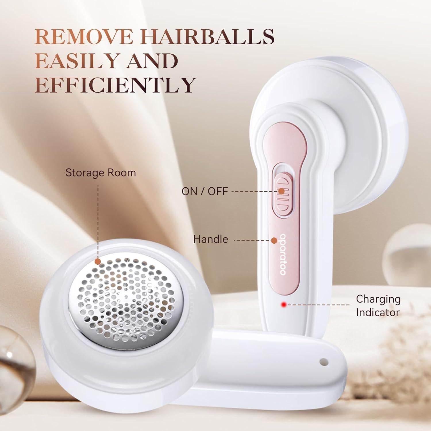 Raspador de Tela Eléctrico Bubbacare Recargable USB 1500mAh