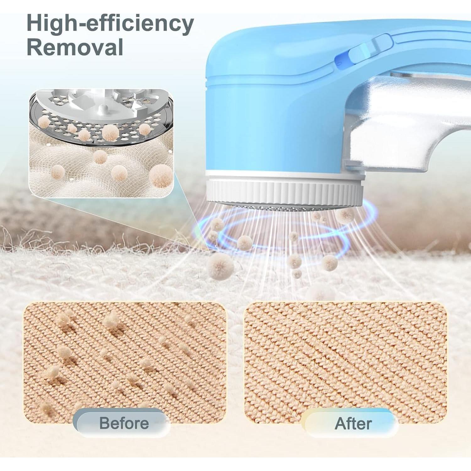 Removedor de Pelusa Eléctrico Bubbacare 5W Recargable