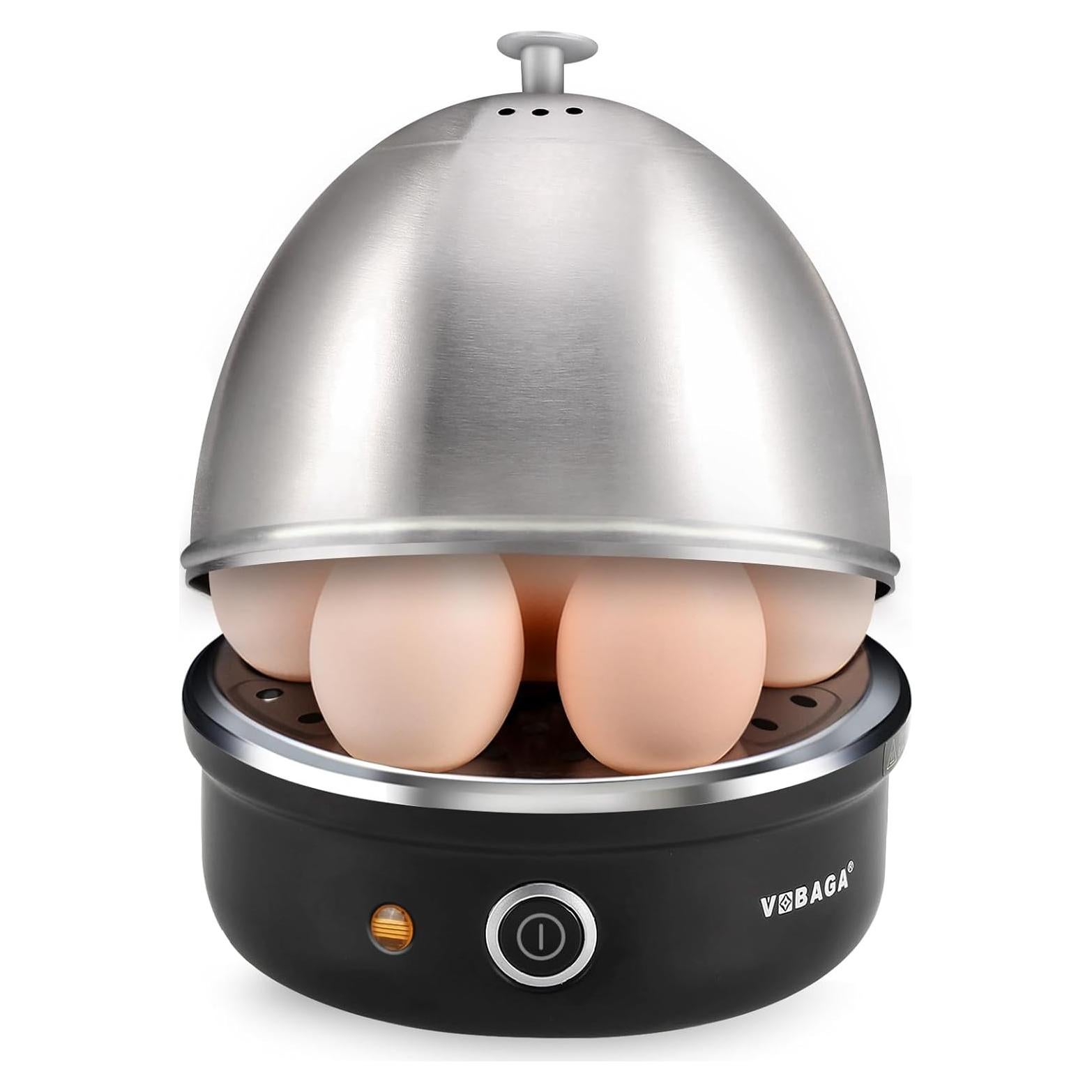 Hervidor de Huevos VOBAGA Eléctrico 7 Huevos Acero Inoxidable