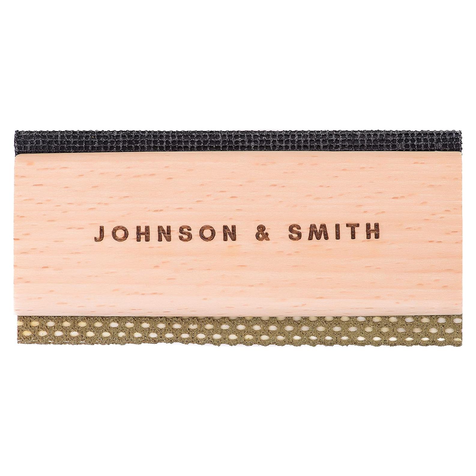 Johnson & Smith Sweater Comb - Double Sided Sweater Shaver Lint Scraper - Easy Grip Cashmere Comb - Multifunction Fabric Clothes Shaver Cashmere Pill Remover - Travel Pilling Remover Brush with Pouch